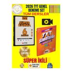 Eyted 2026 Tyt Tüm Dersler Süper Karma 6 Deneme+Ens Tyt 3 Lü Simulator Genel Deneme Set