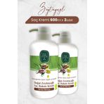 Eyüp Sabri Tuncer 2x600 ml Doğal Zeytinyağlı Saç Kremi