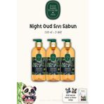 Eyüp Sabri Tuncer 3'lü Night Oud Doğal Zeytinyağlı Sıvı Sabun 500 ml ve ROSIE