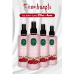 Eyüp Sabri Tuncer 4x210 ml Frambuazlı Sirke ve Süper Saç Bakım Spreyi