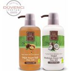 Eyüp Sabri Tuncer Argan Yağlı 600 ml + Hindistan Cevizi Sütlü 600 ml Duş Jeli