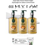 Eyüp Sabri Tuncer Artisan Doğal Zeytinyağlı Sıvı Sabun Creme Brulee 600 ml X3