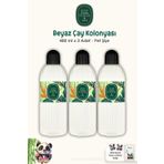 Eyüp Sabri Tuncer Beyaz Çay Kolonyası 3 Adet 400 ml ve%100 Pamuk ROSIE 60'lı