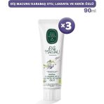 Eyüp Sabri Tuncer Diş Macunu Karabaş Otu, Lavanta Ve Kekik Özlü 90 Ml X 3 Adet