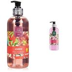 Eyüp Sabri Tuncer Doğal Zeytinyağli Sıvı Sabun Amber (500 ml) xEyüp Sabri Tuncer Doğal Zeytinyağli Sıvı Sabun Japon Kiraz Çiçeği (500 ml)