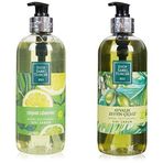 Eyüp Sabri Tuncer Doğal Zeytinyağlı Sıvı Sabun, Çeşme Limonu (500 ml) xEyüp Sabri Tuncer Doğal Zeytinyağlı Sıvı Sabun, Ayvalık Zeytin Çiçeği (500 ml)