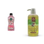 Eyüp Sabri Tuncer Doğal Zeytinyağlı Sıvı Sabun Japon Kiraz Çiçeği 1,5 L Pet Şişe (1 x 1500 ml) xEyüp Sabri Tuncer Doğal Zeytinyağlı Duş Jeli (600 Ml)