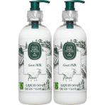 Eyüp Sabri Tuncer Doğal Zeytinyağli Sıvı Sabun Keçi Sütü (500 Ml) 2li Paket - Çok Renkli