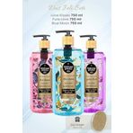 Eyüp Sabri Tuncer Duş Jeli Seti Love Kisses, Blue Moon, Pure Love 750 ml ve Duş Süngeri