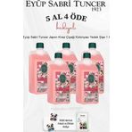 Eyüp Sabri Tuncer Japon Kiraz Çiçeği Kolonyası Yedek Şişe 1 lt 5 Al 4 Öde ve Rosie Pamuk