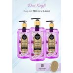 Eyüp Sabri Tuncer Pure Love 3x750 ml Duş Jeli + Duş Süngeri