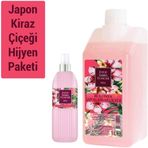 Eyüp Sabri Tuncer Yedek Şişe 1 lt ve 1 Adet 150 ml Japon Kiraz Çiçeği Kolonyası