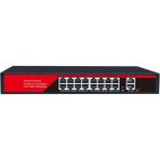 ez-16psf 16 port 16xfe+2xge gigabit poe switch 240w