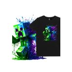 EZ Design Minecraft Creeper Baskılı Çocuk&Genç T-shirt