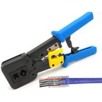 Ez Rj45 Rj11 Yeni Nesil Delikli Konnektör Pense 4445 Çakma Sıkma