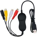 Ezcap 158 Universal USB 2.0 Rca Hi8 Cvbs Composit S-Video Görüntü Ses Yakalama Capture Kartı Canlı Video Paylaşım Cihazı