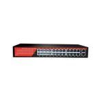 Ezcool 24Port Ez-24Psf Gıgabıt 2-Sfp 320W Poe Yönetilemez Swıtch