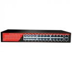 Ezcool EZ-24PSF 24xFE+2xGE 24 Port Yönetilemez 24 Poe Switch