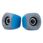 Ezeey T11 Mini 1+1 Ses Bombası USB 2.0 Stereo Hoparlör Mavi - Gri