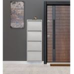 Ezel Ayakkabılık, 4 Katlı, Gri