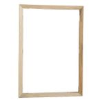 Ezeltuval Agraf Köşeli Punch Şasesi 70 x 100 cm (Tuval Değildir sadece Kasnağı dır) - Açık Ceviz