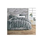 Ezgi Çift Kişilik Ranforce Nevresim Çarşaf Takımı Leopar Desen 200x220 cm Gri, ÇİFTLEOPARNVR