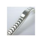 Ezgi Elektronik Parlak Köprülü Çelik Saat Kordonu Spor 20Mm Metal Kayış Kolçak