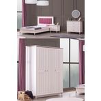 Ezgi Genç Odası - 3 Kapılı Dolap, Karyola, Komodin, Şifonyer
