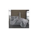 Ezgi Ranforce%100 Pamuklu Çarşafı Lastikli Çift Kişilik Nevresim Takımı Gri 200x220, NEVRESİM_TAKIM