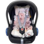 Ezh Puset ve Oto Koltuğu Minderi P1010 - Gri - Pembe