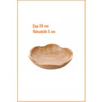 EZMK EV GEREÇLERİ Dekoratif Bambu Kase 20 cm