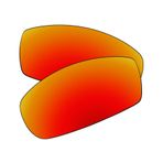 EZReplace Spy Optic Cooper Güneş Gözlükleri ile Uyumlu Lens Yedek (Polarize Lens) - Casus Optik Cooper Çerçevesine Uyar (Ateş Kırmızısı)