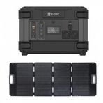 Ezviz 1300W Taşınabilir Güç İstasyonu + 200W Katlanır Güneş Paneli