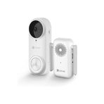 EZVIZ CS-DB2 1080P WiFi Akıllı Görüntülü Kapı Zili İki Yönlü Ses Beyaz