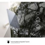 Ezviz Ezvız Cs-Cmt-D Güneş Enerjili Solar Panel – Ezvız BC1C, Cb3 ve Hb8 Uyumlu, IP65 Su Geçirmez, Esnek Kurulumlu, 4 Metre Kablo Dahil