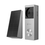 Ezviz HP3 Pro 2K⁺ Görüntülü Pilli Wi-Fi Kapı Zili Güneş Panelli - Geniş Açılı Görüş - Pilli ve Kablosuz Kullanım (Ezviz Türkiye Garantili) - renk