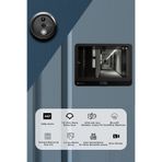 EZVIZ Hp4 Wi-Fi Akıllı Kapı Dürbünü ve Görüntüleyici Kamerası, Iki Yönlü Sesli, Micro SD Destekli