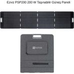 Ezviz PSP200 200 W Taşınabilir Güneş Paneli - Siyah