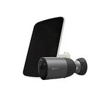 EZVIZ Şarj Edilebilir Güvenlik Kamerası, 1080P Kablosuz WiFi IP Kamera 210 Gün Pil Gücü, PIR Hareket Sensörü, Renkli Gece Görüşü, 2 Yönlü Ses, IP66 Hava Koşullarına Dayanıklı, 32GB eMMC, Güneş Paneli BC1C Kit