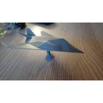 F-117 Savaş Uçağı Modeli Siyah Renk 15 CM Ev Ofsi Dekoratif Obje