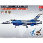 F-16 C Aggressor Pm Model Montajlı Plastik Uçak Maket Kiti