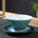 F 180 ml 1 Takım Yaratıcı Seramik Kahve Fincanı ve Tabağı Seti Latte Kahve Kupa Çömlek Çay Fincanı Porselen Öğleden Sonra Çay Kupaları Kahvaltı Süt Fincan (Yurt Dışından) - 1 Adet - Renkli - 1 lt