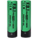 F.B.I VTC6 18650 3.7 V 3000 mAh 30 A Li-Ion Şarjlı Pil + Pil Taşıma Kutusu 2'li Set