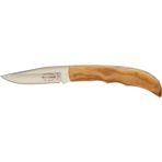 F. Dick Çakı (Bıçaklı Katlanır Bıçak, 9 cm, X50CrMoV15 Çelik, Paslanmaz, 54° HRC, Zeytin Ağacı Sapı) 82004090