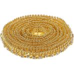 F Fityle 1 Yarda Altın Rhinestone Kristal Boncuklu Şerit Dikiş Zanaat Düğün Dekor (Yurt Dışından) - Renkli