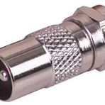 F Konnektör Erkek 60 Ohm Erkek Çevirici Metal Konnektör