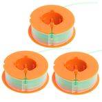 F016800175 misina makarası, Bosch Art 23 26 30 Easytrim Combitrim motorlu tırpan 8 m x 1,6 mm Poweka ile uyumlu (3 adet)