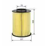 F026400492: Hava Filtresi Cmax 07> Focus Iı-ııı 04> 1.6tdcı