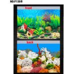 F139B Stili Yüksek 40X80CM Balık Tankı 3D Arka Plan Boyama Sticker Akvaryum Manzara Sticker Poster Çift Taraflı Okyanus Deniz Bitkileri Arka Plan Akvaryum Dekor (Yurt Dışından) - Akvaryum dekorasyonu