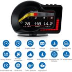F15 Hud Obd Dijital Takip Ekranı, Araç Bilgi Gösterge Sistemi - Seçenek 1 - Cappuccino